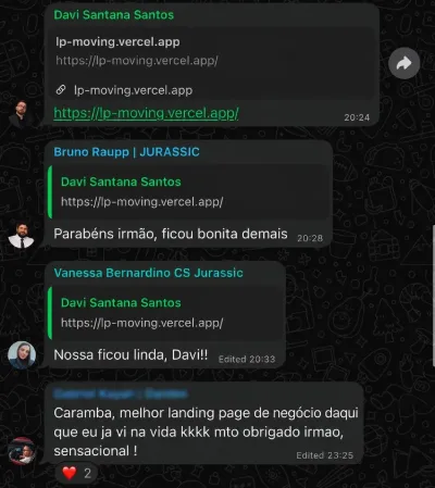 Depoimento de cliente via WhatsApp: Equipe comemorando recorde de vendas de ingressos.